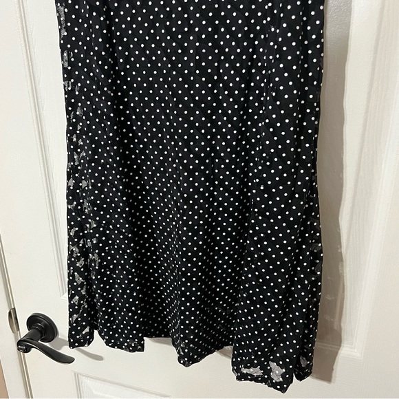 Retro Polka Dot Shift Dress, Small - Picture 4 of 11